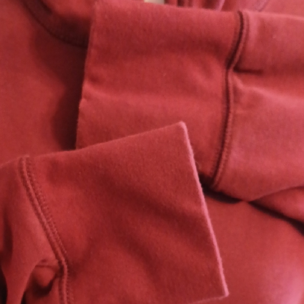 L.L. Bean Rust Red Pullover - Picture 3 of 5